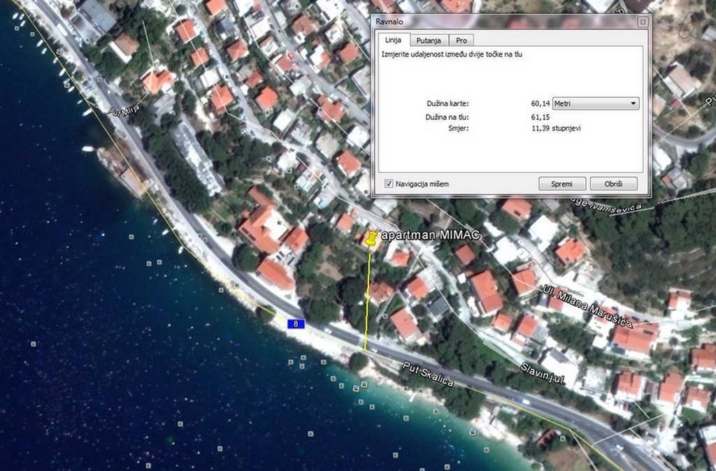 Apartments Mimac Omis Exterior photo